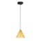 Access Lighting Martini, Pendant, Oil Rubbed Bronze Finish, Amber Glass 28004-1C-ORB/AMB - alternate 1